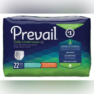 Prevail Daily Disposable Underwear Small Youth - 22 Count